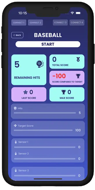 Baseball App Screen